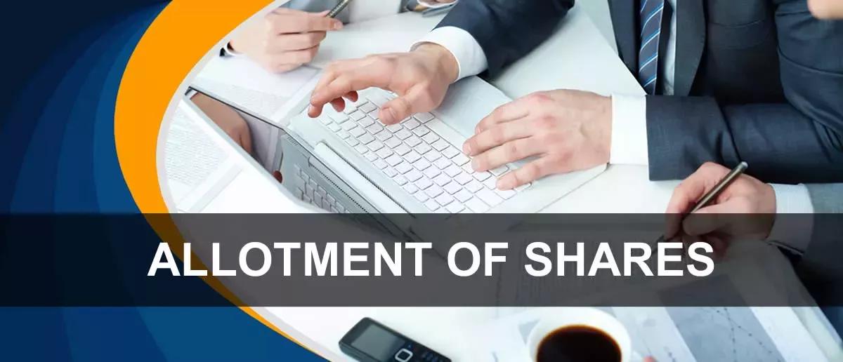 provisions for allotment of shares